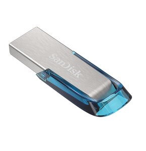 Pendrive SANDISK SDCZ73-128G-G46B Ultra Flair 128GB, USB 3.2 Gen. 1 (USB 3.0), Odczyt 150 Mb/s, Zapis 30 Mb/s Niebieski