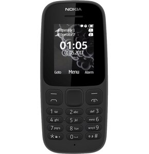 Telefon NOKIA 105 2017 Dual SIM Czarny