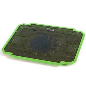 Podstawka chłodząca OMEGA do laptopa 17 cali Ice Box (41905) Zielony