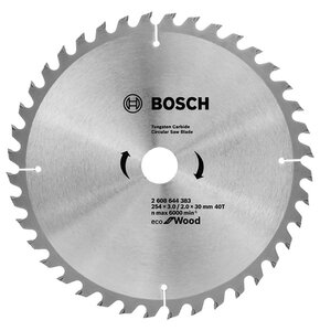 Tarcza do cięcia BOSCH Eco for Wood 2608644383 254 mm