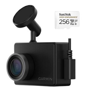 Wideorejestrator GARMIN Dash Cam 47 + Karta pamięci SANDISK MicroSDXC 256GB