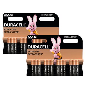 Baterie AAA LR3 DURACELL Basic (24 szt.)