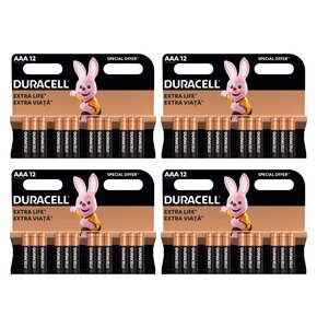 Baterie AAA LR3 DURACELL Basic (48 szt.)