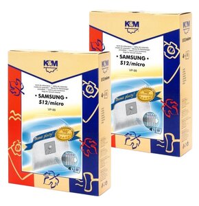 Worek do odkurzacza K&M S12 Micro (8 sztuk)