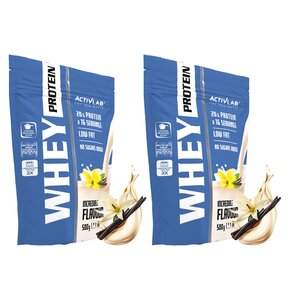 Odżywka białkowa ACTIVLAB Whey Protein WPC 85 Waniliowy (2 x 500 g) Bez cukru