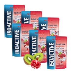 Izotonik ACTIVLAB Isoactive Kiwi-Granat (6 x 31.5 g)