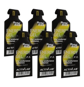 Żel energetyczny ACTIVLAB Run&Bike Energy Gel Cytrynowy (6 x 40 g)