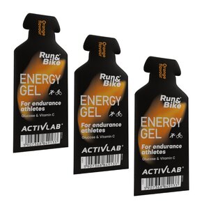 Żel energetyczny ACTIVLAB Run&Bike Energy Gel Pomarańczowy (3 x 40 g)