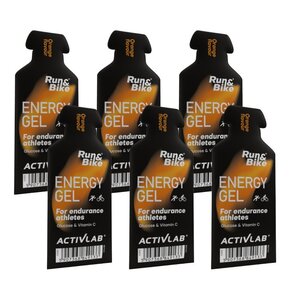 Żel energetyczny ACTIVLAB Run&Bike Energy Gel Pomarańczowy (6 x 40 g)