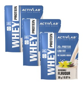 Odżywka białkowa ACTIVLAB Whey Protein WPC 85 Waniliowy (3 x 30 g)