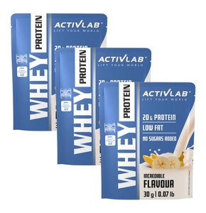 Odżywka białkowa ACTIVLAB Whey Protein WPC 85 Bananowy (3 x 30 g)