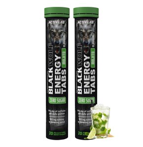 Przedtreningówka ACTIVLAB Black Wolf Energy Tabs Mojito (40 tabletek)