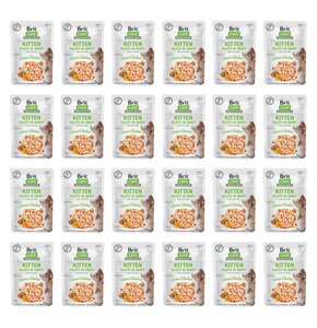 Karma dla kota BRIT  CARE Kitten Fillets in Gravy Choice Chicken  Kurczak 24 x 85 g