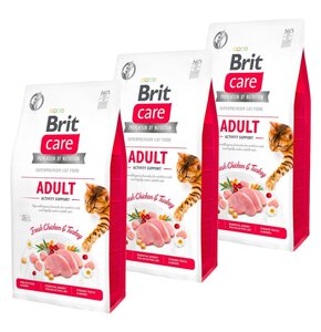 Karma dla kota BRIT CARE Grain-Free Adult Indyk i Kurczak 3 x 2 kg