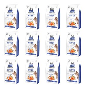 Karma dla kota BRIT CARE Grain-Free Kitten Immunity Łosoś 12 x 0.4 kg