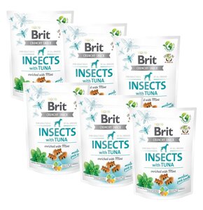 Przysmak dla psa BRIT CARE Insect & Tuna 6 x 200 g