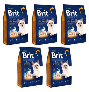 Karma dla kota BRIT Premium By Nature Indoor Kurczak 5 x 300 g