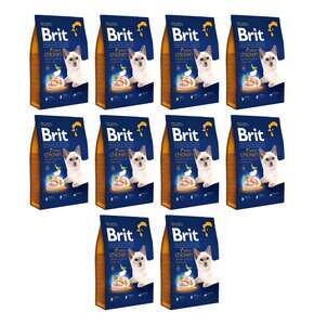Karma dla kota BRIT Premium By Nature Indoor Kurczak 10 x 300 g
