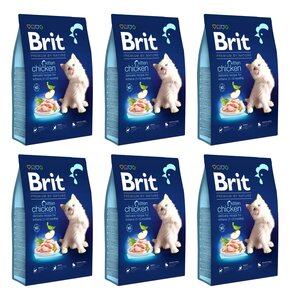 Karma dla kota BRIT Premium By Nature Junior Kurczak 6 x 800 g