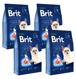 Karma dla kota BRIT Premium By Nature Sterilized Jagnięcina 4 x 1.5 kg