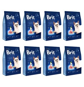 Karma dla kota BRIT Premium By Nature Sterilized Jagnięcina 8 x 1.5 kg