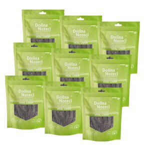 Przysmak dla psa DOLINA NOTECI Natural Treats Wątroba Cielęca 9 x 150 g