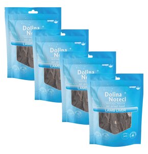 Przysmak dla psa DOLINA NOTECI Natural Treats Wątroba jagnięca 4 x 150 g
