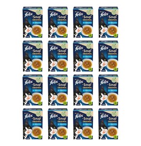 Karma dla kota FELIX Soup Original Rybne Smaki (96 x 48 g)