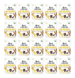 Przysmak dla psa BRIT Dental Stick Immuno Probiotics & Cinnamon 20 x 251 g