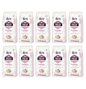 Karma dla psa BRIT Fresh Puppy Chicken & Potato 10 x 2.5 kg