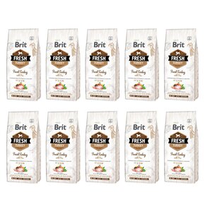 Karma dla psa BRIT Fresh Indyk z groszkiem 10 x 2.5 kg