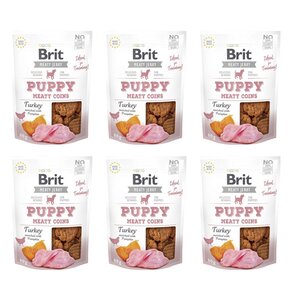 Przysmak dla psa BRIT Jerky Puppy Turkey Meaty Coins Indyk 6 x 80 g