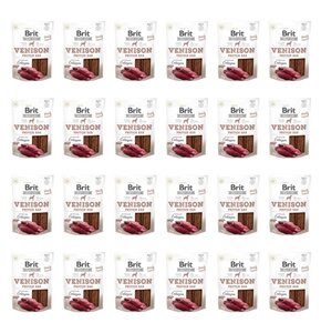 Przysmak dla psa BRIT Jerky Venison Protein Bar Dziczyzna 24 x 80 g