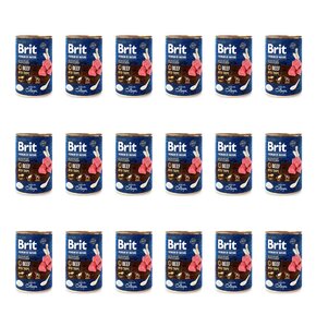 Karma dla psa BRIT Premium by Nature Wołowina z podrobami 18 x 400 g