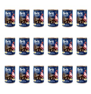 Karma dla psa BRIT Premium By Nature Turkey with Liver Indyk z wątróbką 18 x 400 g