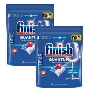 Kapsułki do zmywarki FINISH Powerball Quantum All in 1 Fresh - 160 szt.