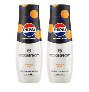 Syrop do saturatorów SODASTREAM Pepsi Max Zero Mango bez cukru 2 x 440 ml