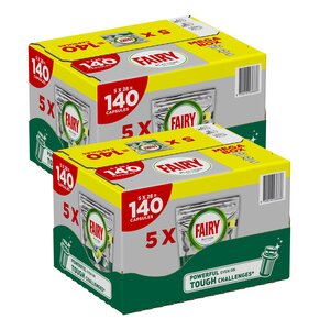 Kapsułki do zmywarki FAIRY Platinum All in One Lemon - 280 szt.