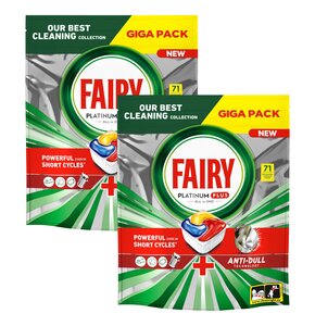 Kapsułki do zmywarki FAIRY Platinum Plus All in One Lemon - 142 szt.