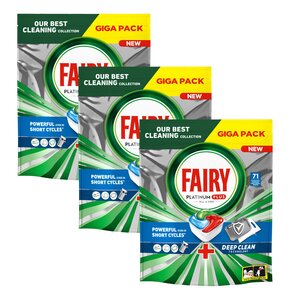 Kapsułki do zmywarki FAIRY Platinum Plus All in One Blue - 213 szt.