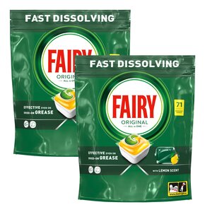 Kapsułki do zmywarki FAIRY Original All in One Lemon - 142 szt.