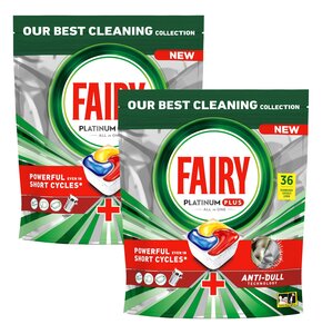 Kapsułki do zmywarki FAIRY Platinum Plus All in One Lemon - 72 szt.