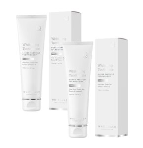 Pasta do zębów WHITEWASH Pro Range Silver Particle Whitening 125 ml 2 szt.