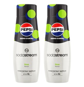 Syrop SODASTREAM Pepsi Max Limonka 2 x 440 ml