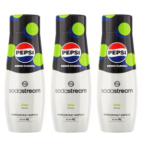 Syrop do saturatorów SODASTREAM Pepsi Max Limonka 3 x 440 ml