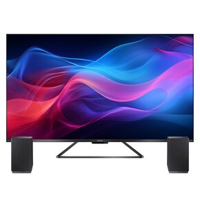 Telewizor SHARP 55GR8465E 55" QLED 4K 144Hz Google TV Dolby Vision Dolby Atmos HDMI 2.1 + Kolumny głośnikowe SHARP CP-AWS 2001 Czarny (2 szt.)