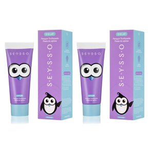 Pasta do zębów SEYSSO Kids Penguin Malinowa 0-6 L 75 ml 2 szt.