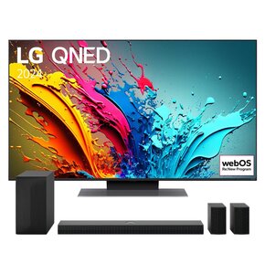Telewizor LG 65QNED87T6B 65" LED 4K 120Hz WebOS TV HDMI 2.1 + Soundbar LG S70TR Czarny