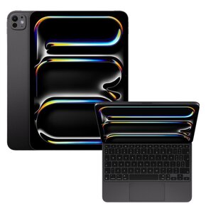 Tablet APPLE iPad Pro 11" 5 gen. 2024 1 TB Wi-Fi Gwiezdna czerń + Etui na iPad Pro 11 cali APPLE Magic Keyboard Czarny Klawiatura