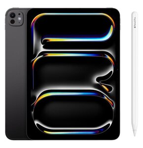 Tablet APPLE iPad Pro 11" 5 gen. 2024 2 TB 5G Wi-Fi Gwiezdna czerń + Rysik APPLE Pencil Pro